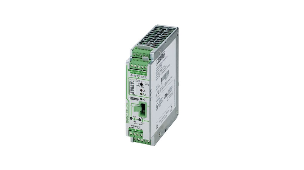 UPS, QUINT4-UPS, DC UPS, DIN Rail Mount, 360W, 24V, 1x Screw Terminal